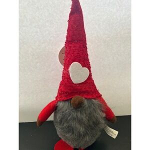 Love Gnome Decorative Gnome Red Heart Grey Beard Love Holiday New Collectible